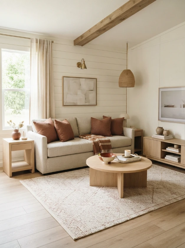 How to Make a Single Wide Trailer Living Room Feel Considered
