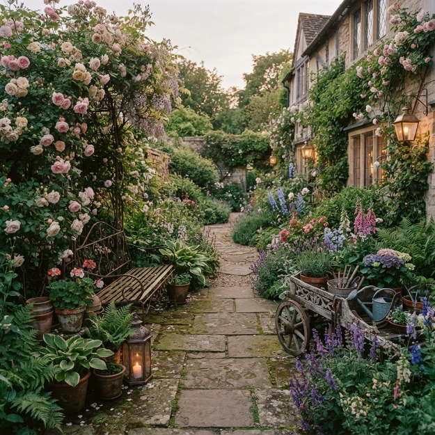 17 Charming Vintage Garden Decor Ideas for a Magical Storybook Yard