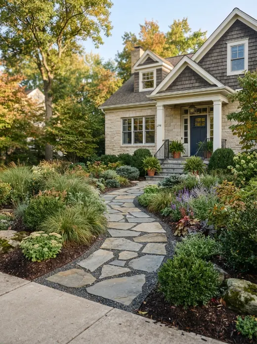 10 Brilliant Landscape Ideas for a Lush Grass-Free Front Yard