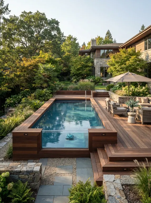 Top 16 Stunning Above Ground Pool Deck Ideas for a Stylish Yard