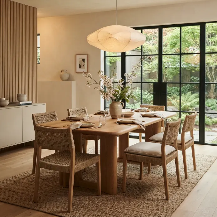 10 Brilliant Japandi Dining Room Ideas That Make Neutral Palettes Feel Alive