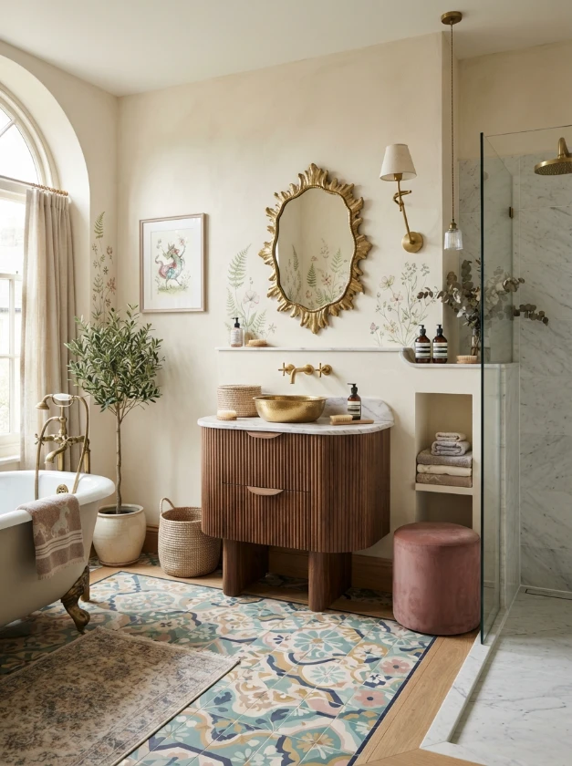What Makes A Whimsical Bathroom Feel Considered Instead Of Chaotic Overall