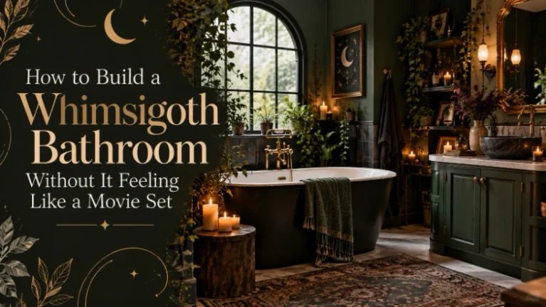 How to Build a Whimsigoth Bathroom Without It Feeling Like a Movie Set