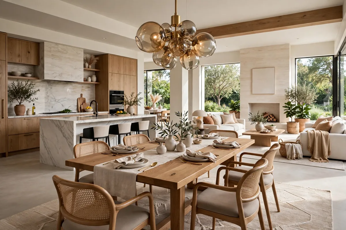 12 Brilliant Dining Area Ideas That Make Open Plans Feel Intentional ♥ [Zone It Right]