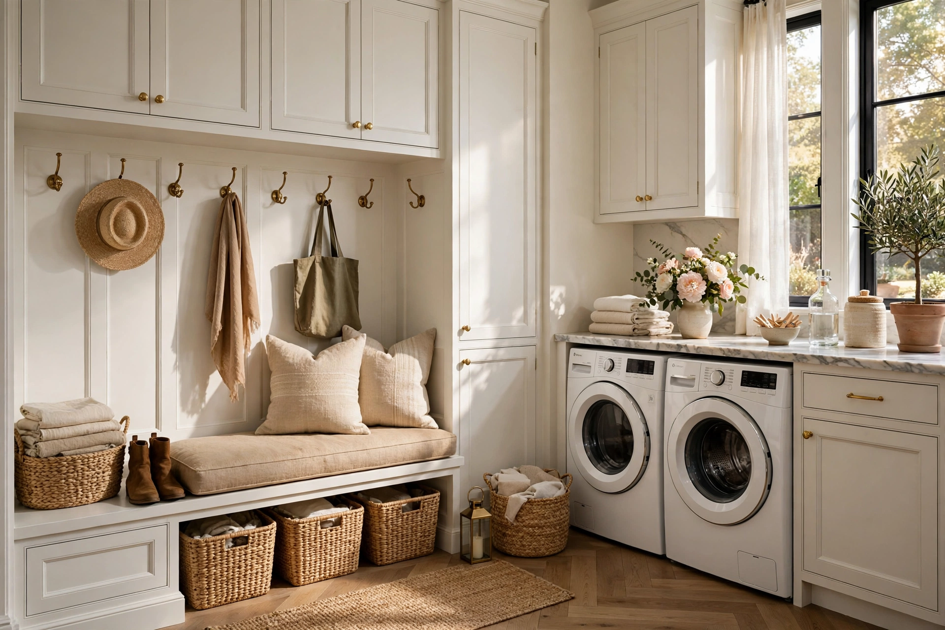 12 Gorgeous Mudroom Laundry Room Combo Ideas to End the Daily Mess ♥ (Entryway Glow-Up)