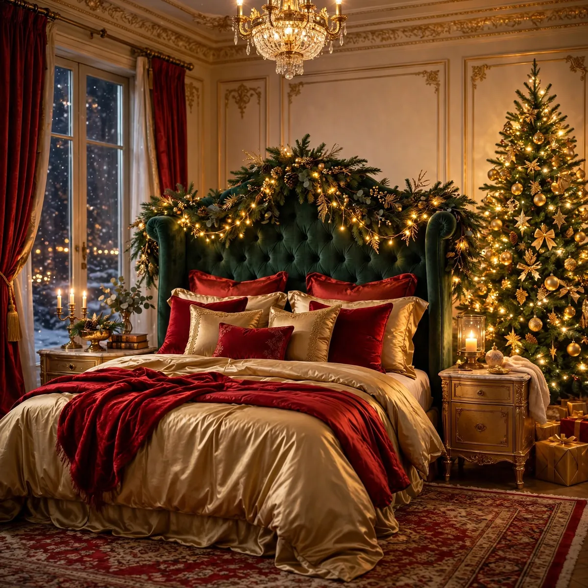 20 Enchanting Christmas Bedroom Decor Ideas That Feel Like Pure Magic ♥ [Dreamy & Divine]
