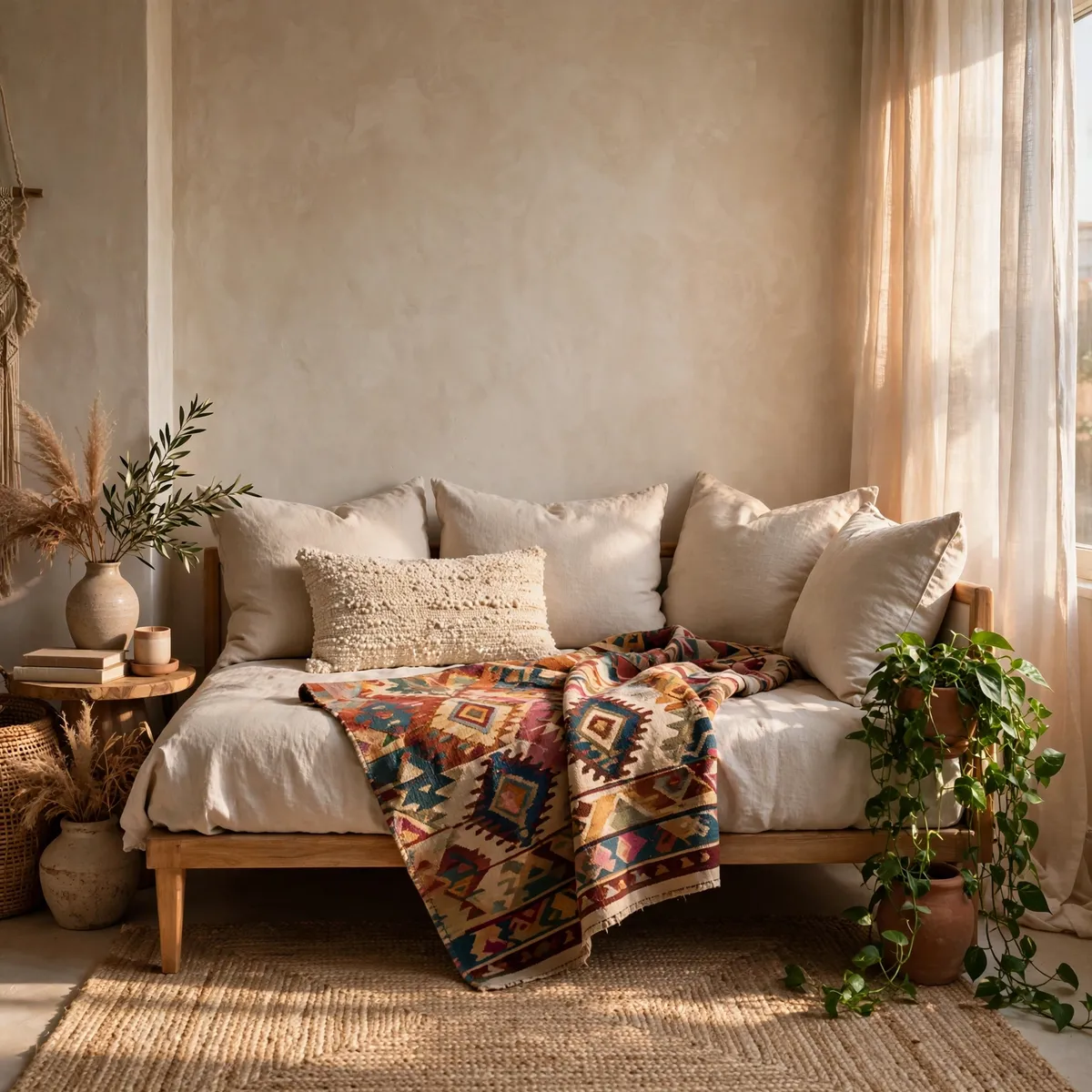 boho apartment: Choose a Daybed That Works Two Shifts
