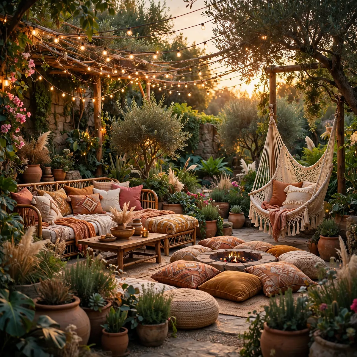 20 Dreamy Boho Garden Ideas That Feel Like Pure Magic ♥ [Wander & Bloom]
