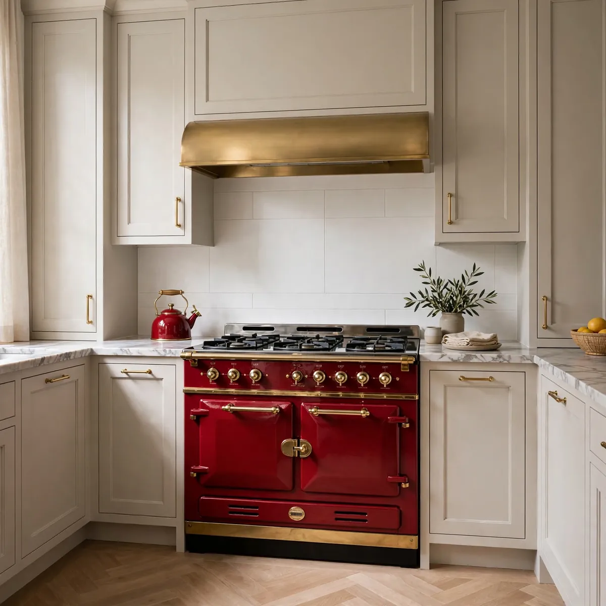 colorful kitchen ideas: Make the Range Your Color Statement