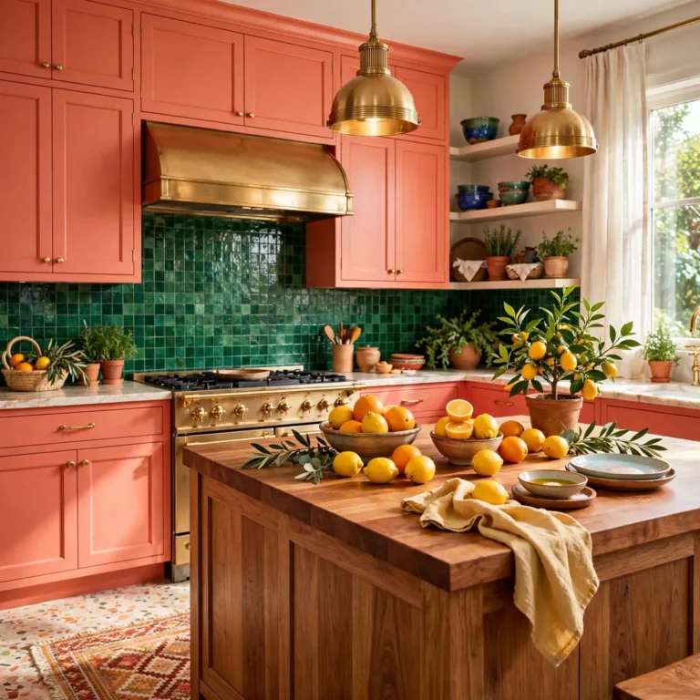 colorful kitchen ideas in a beautiful, timeless kitchen design