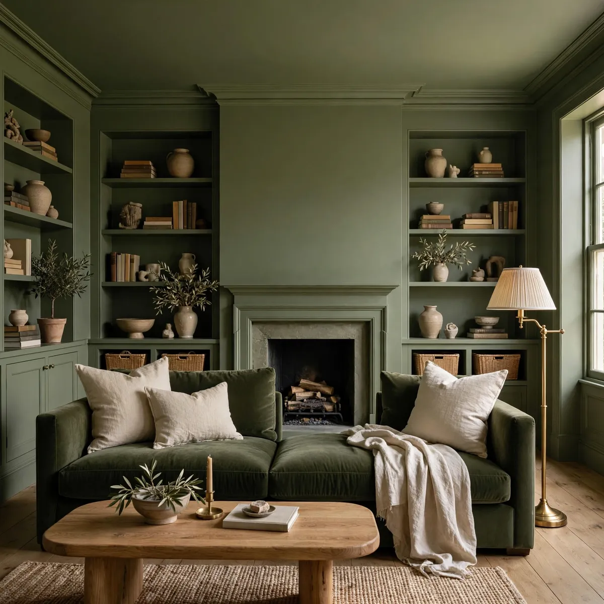 Color Drenching Ideas for Rooms That Feel Calm and Cocooning