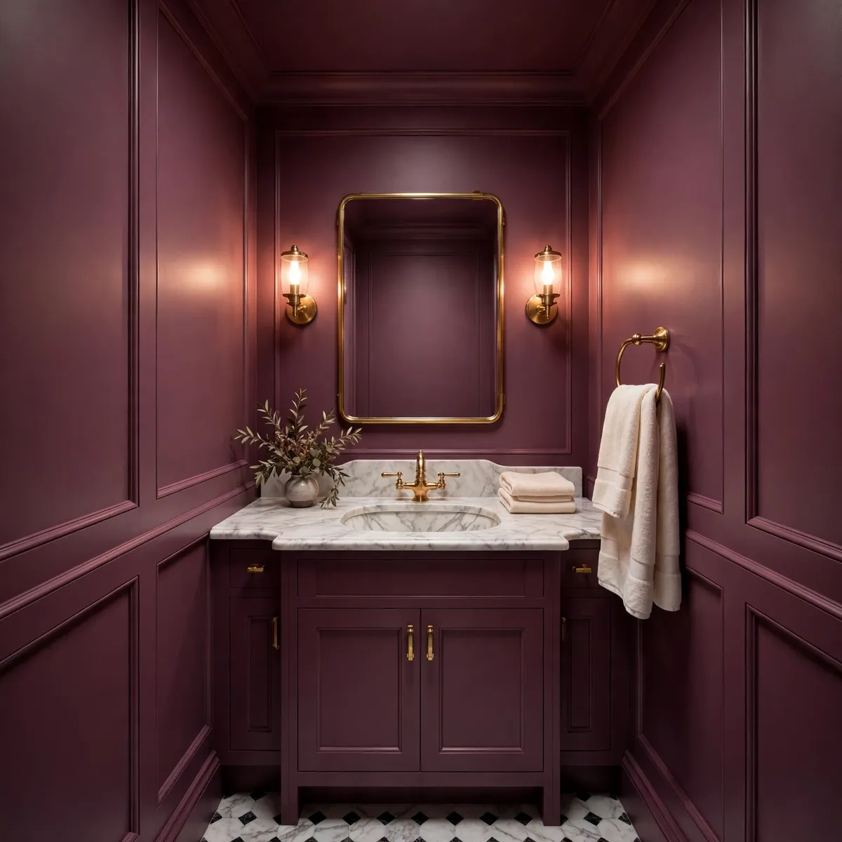 color drenching ideas: Color Drenching Ideas for Bathrooms and Powder Rooms