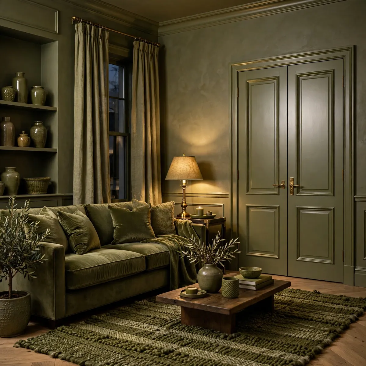 color drenching ideas: Color Drenching Ideas for Living Rooms