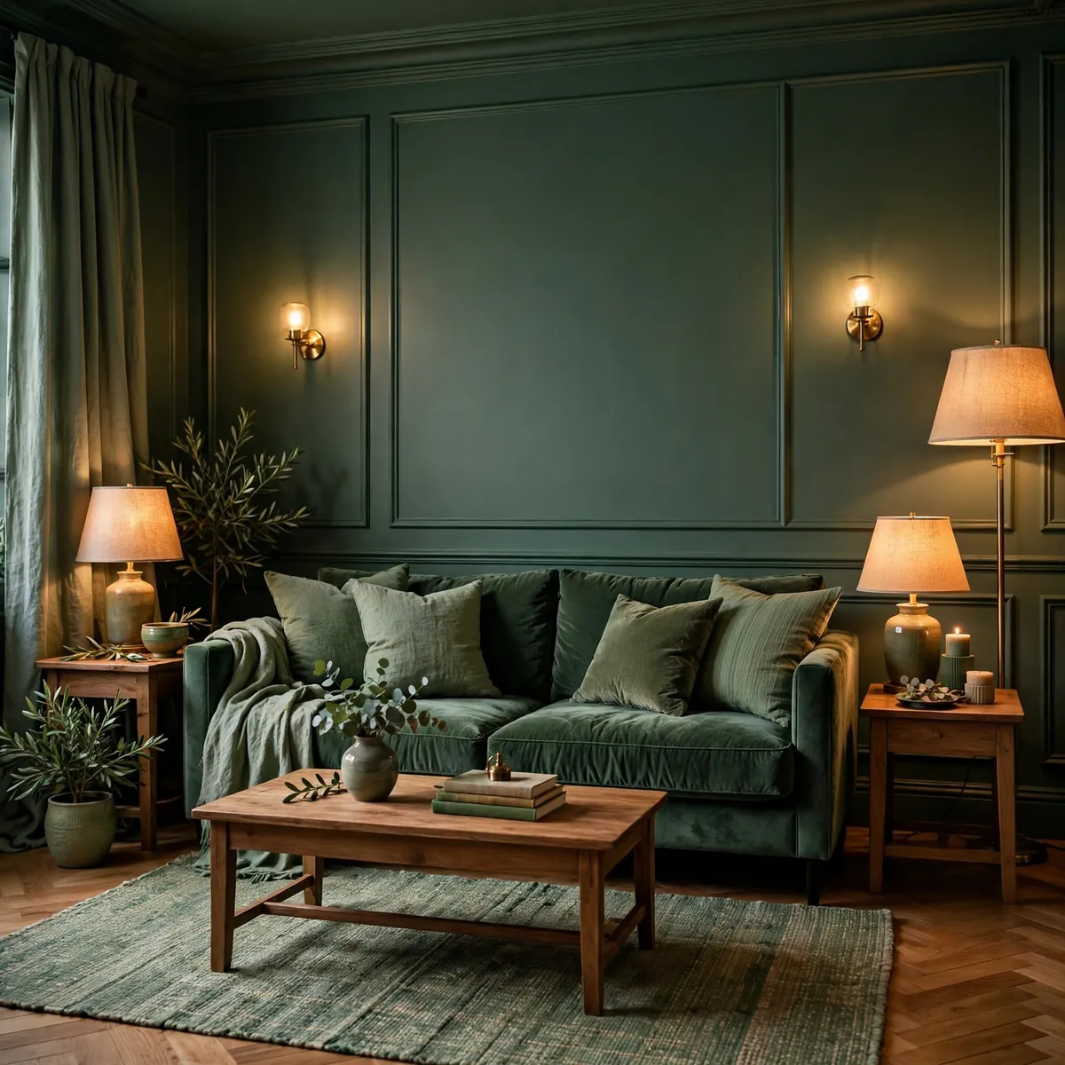 color drenching ideas: Lighting, Furniture, and Textiles in Tone