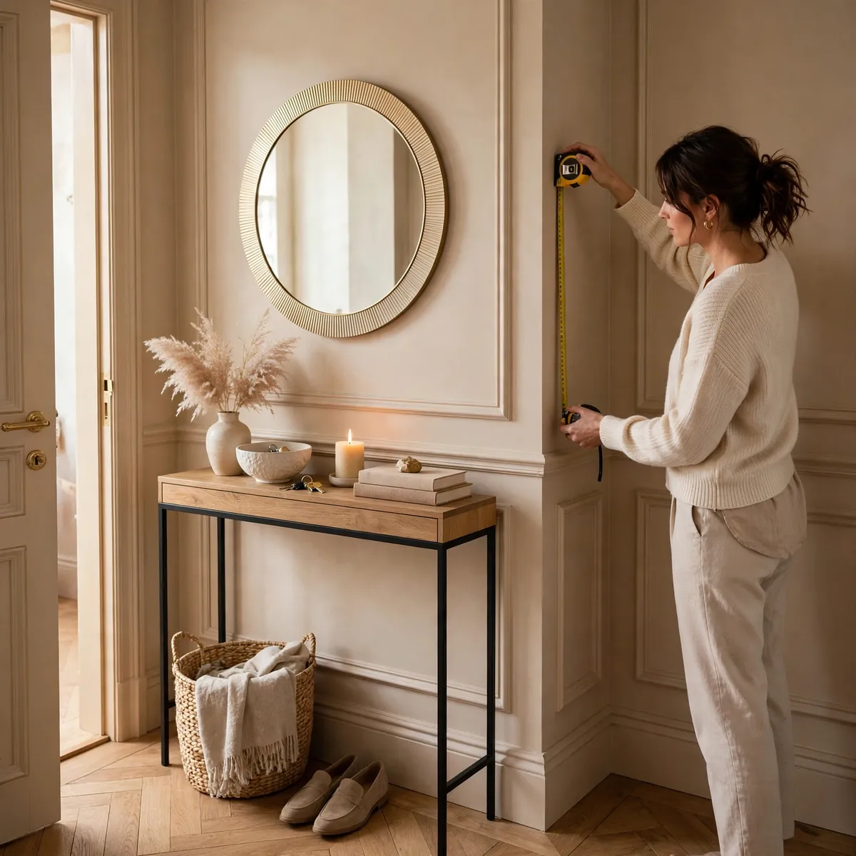small entryway decor ideas: measure and plan a small entryway