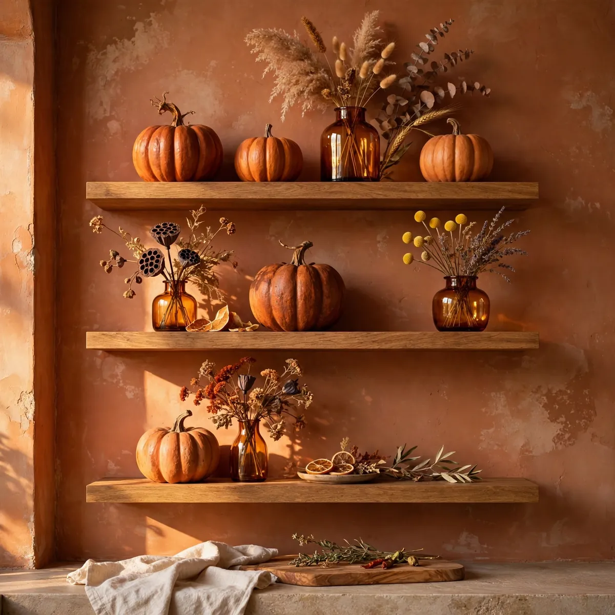 fall kitchen decor: Let Warm Walls Make Rust Tones Pop