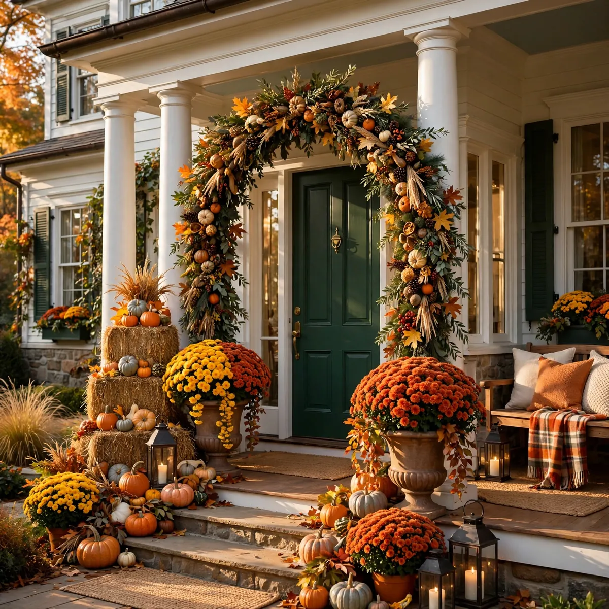 20 Stunning Fall Porch Decor Ideas That Wow Guests ♥ [Porch Harvest]