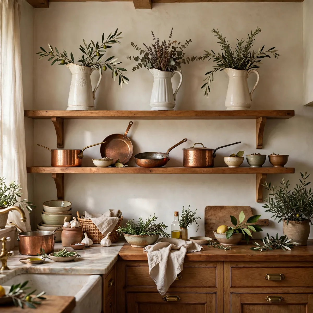 grandmacore kitchen: Style Open Shelves Like a Life, Not a Display