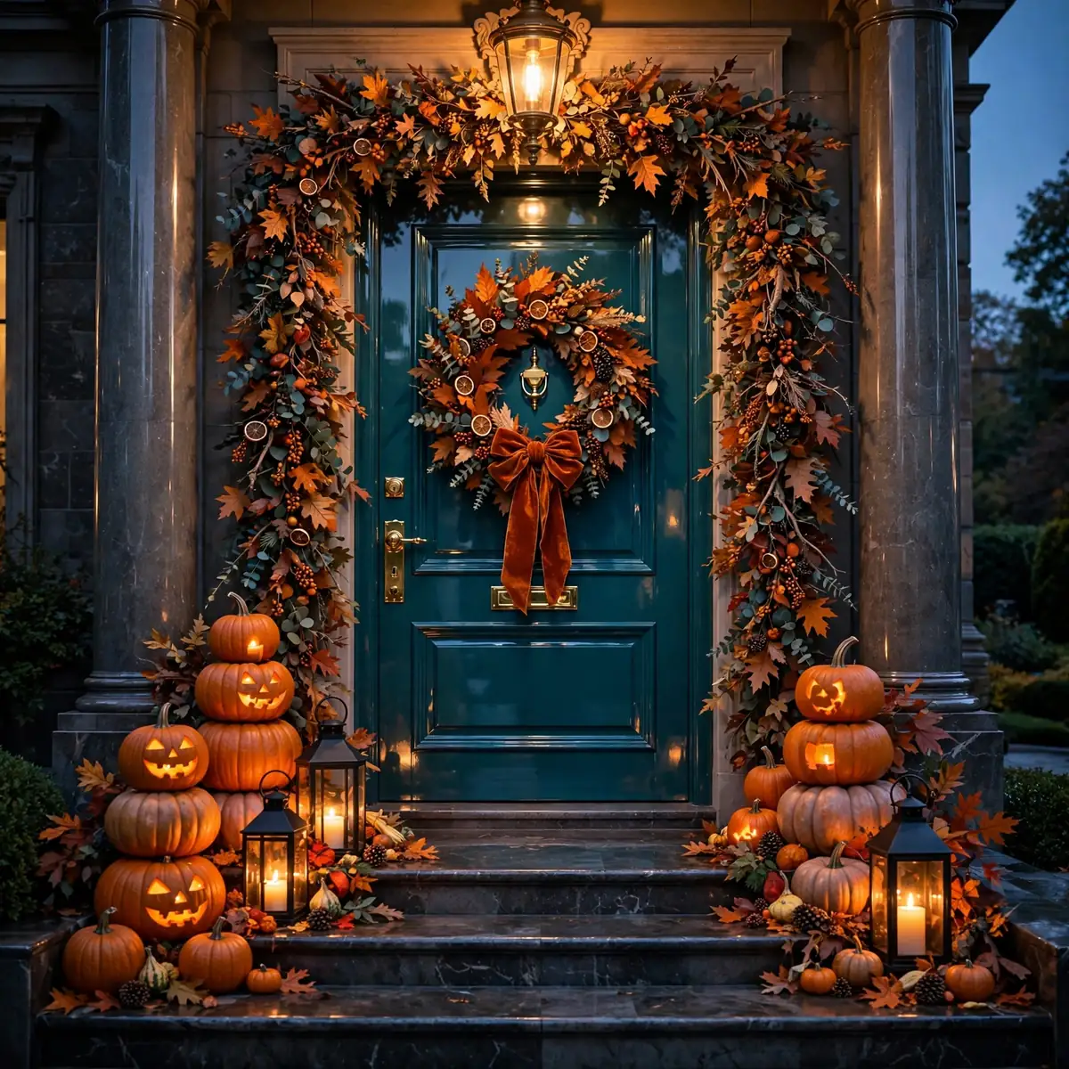 12 Halloween Front Door Decor Ideas for a Spooky Entry
