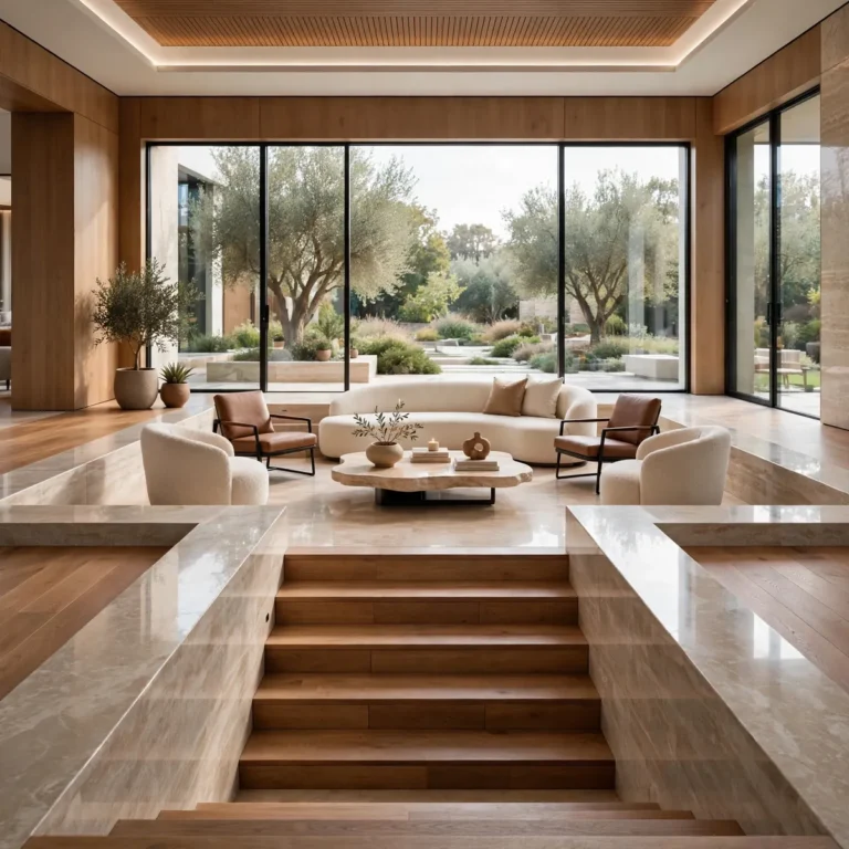 modern sunken living room ideas in a beautiful, timeless living room design