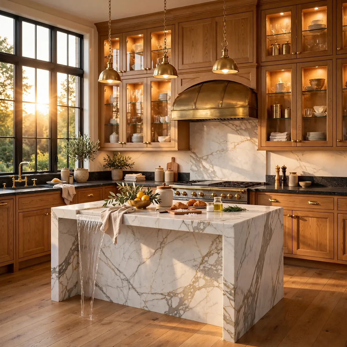 20 Stunning Honey Oak Kitchen Cabinet Ideas That Feel Warm and Timeless ♥ [Golden Revival]