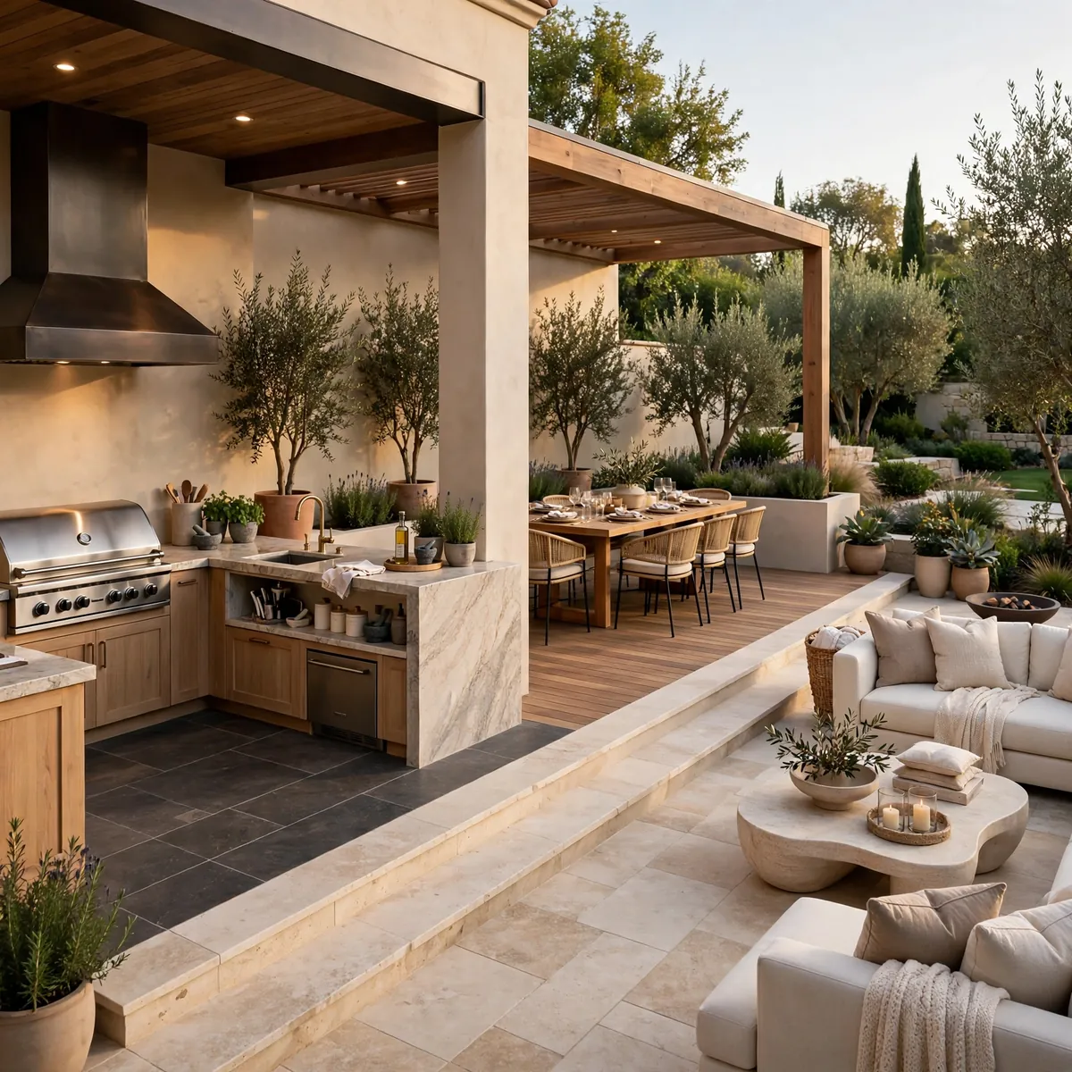outdoor kitchen ideas: Choose Cabinetry That Survives the Weather