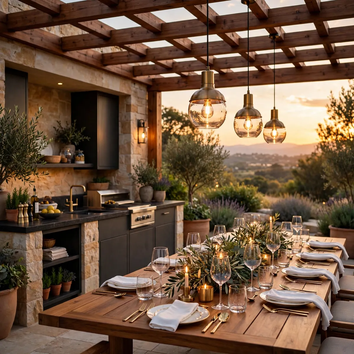 outdoor kitchen ideas: Give the Sink a Real Prep Station