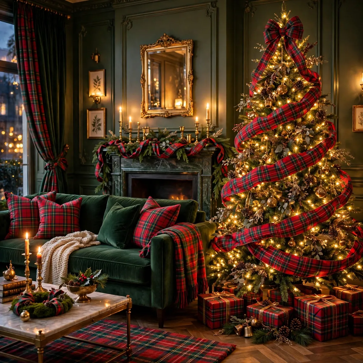 20 Gorgeous Plaid Christmas Decor Ideas That Feel Timeless ♥ [Tartan Magic]
