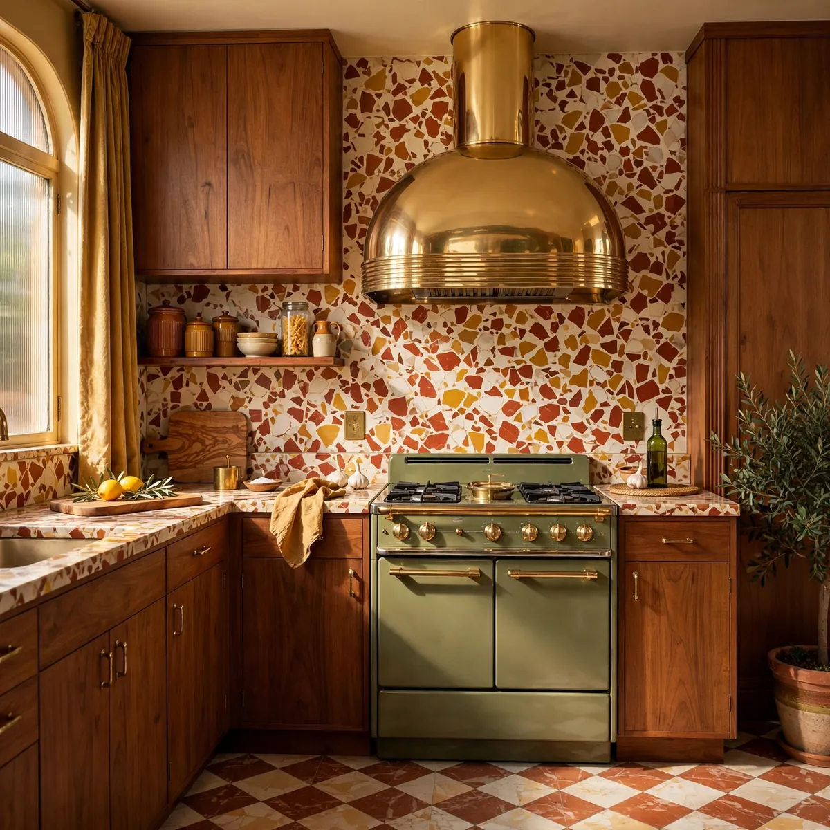 retro kitchen ideas: Let Terrazzo Have Its Throwback