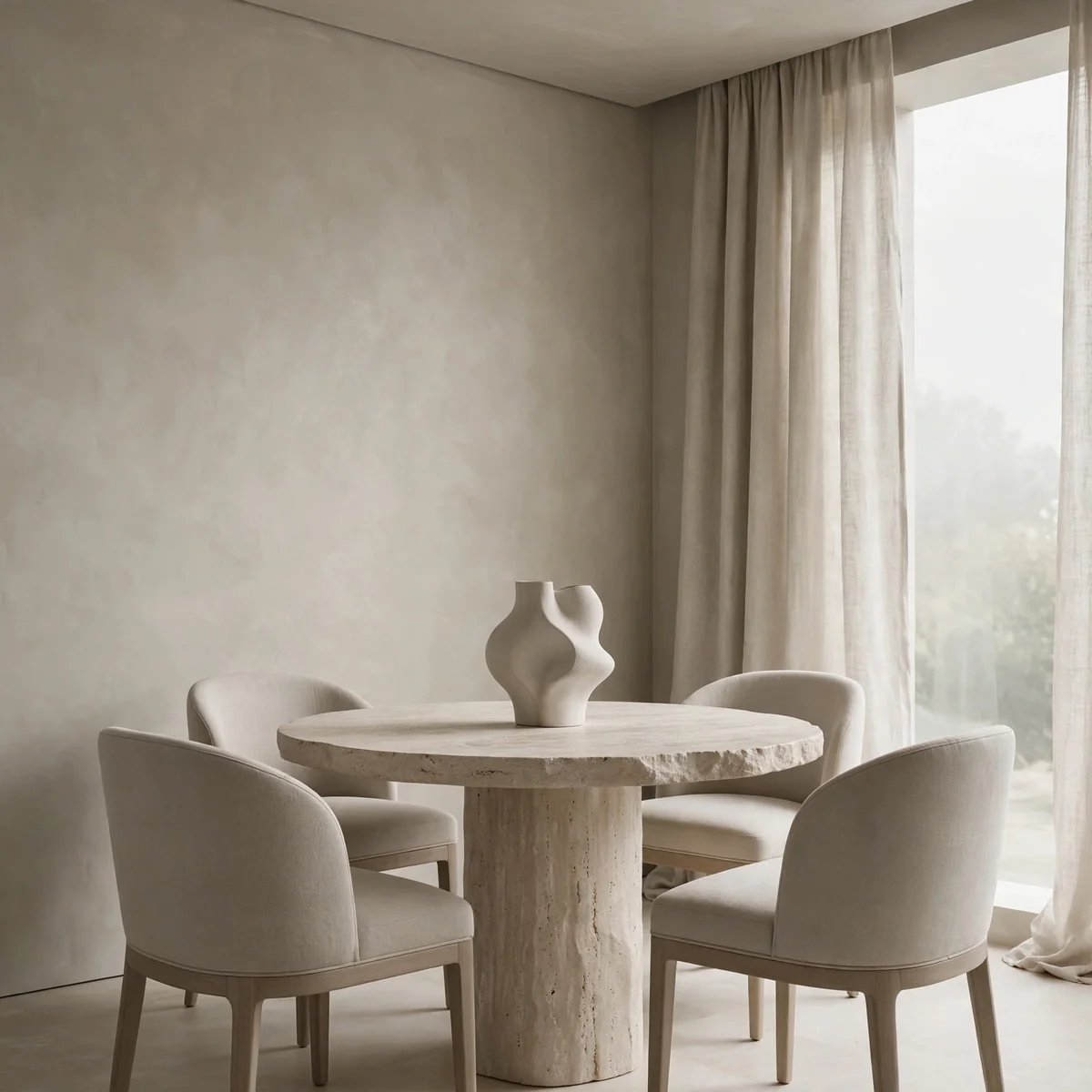 Monochromatic greige with tonal furniture