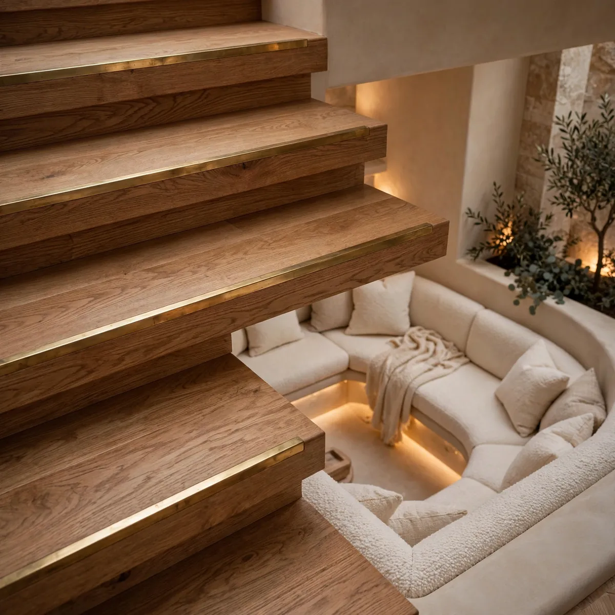 sunken living room dimensions: Keep Step Rises at 7 Inches or Less