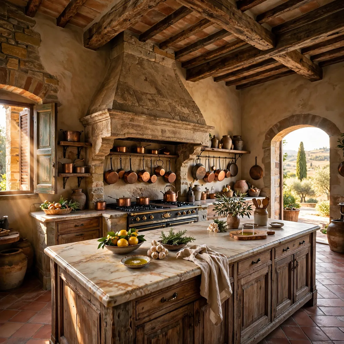 20 Breathtaking Tuscan Kitchen Ideas That Feel Like Old-World Magic ♥ [Rustic Romance]