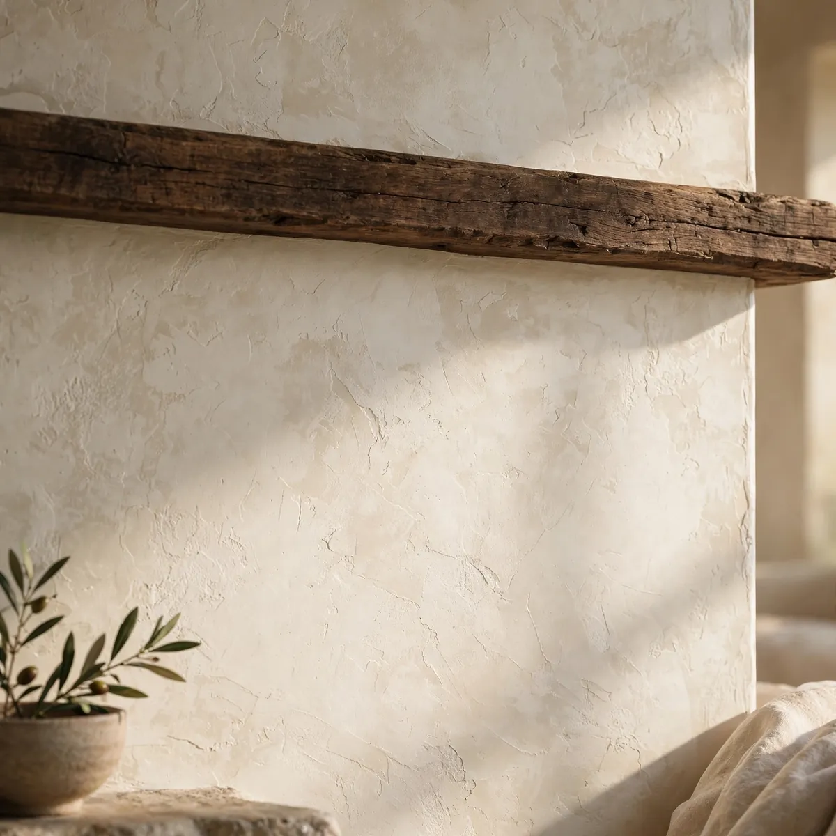 tuscan living room ideas: Textured Plaster and Limewash Finishes