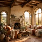 tuscan living room ideas in a beautiful, timeless living room design