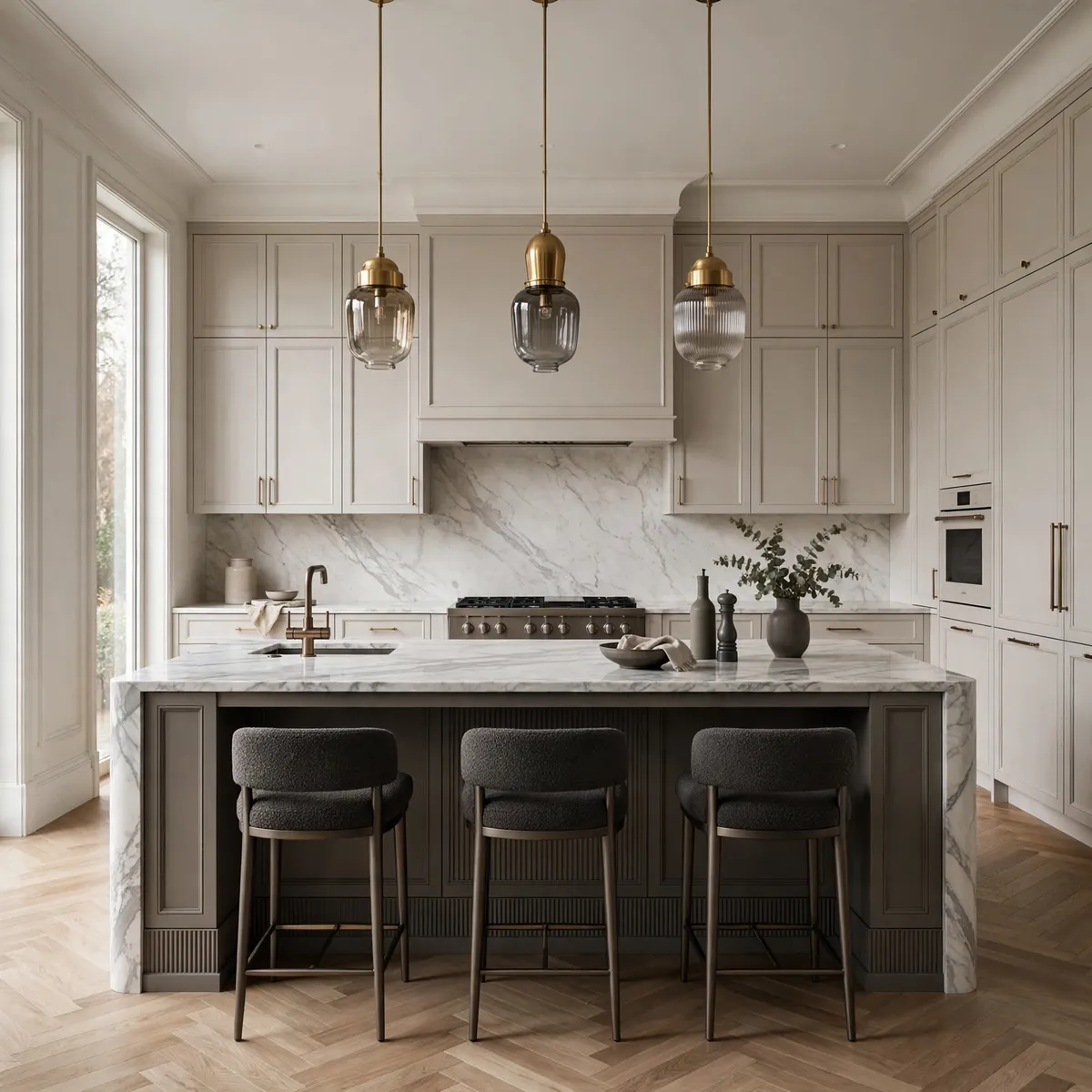 two tone kitchen cabinets: Stay Tonal: Two Shades of the Same Family