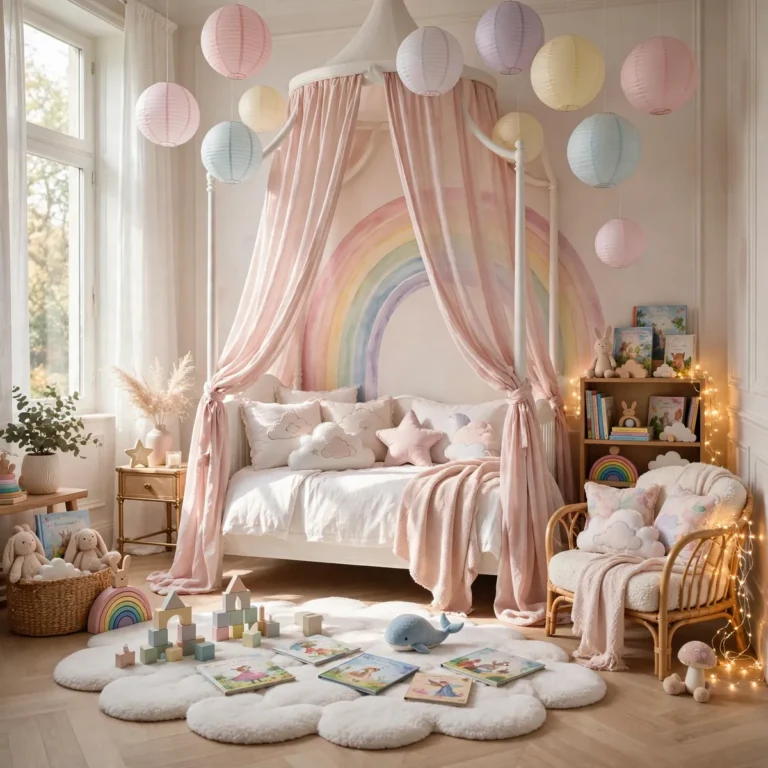 whimsical kids room ideas in a beautiful, timeless kids room design