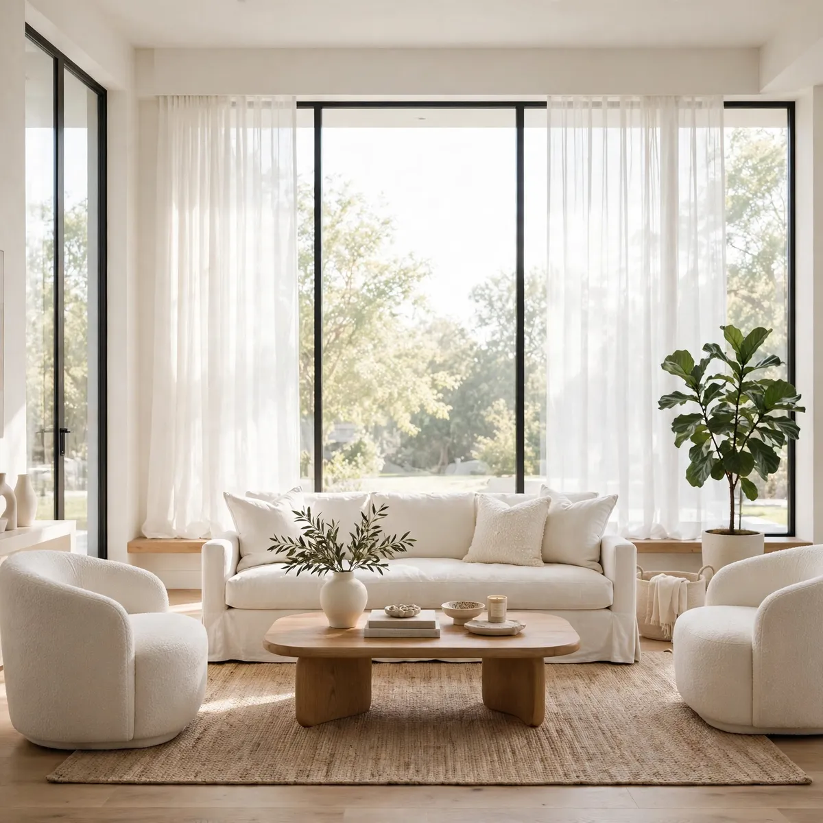 20 Stunning White Living Room Ideas That Feel Effortlessly Elegant ♥ [Cloud & Calm]