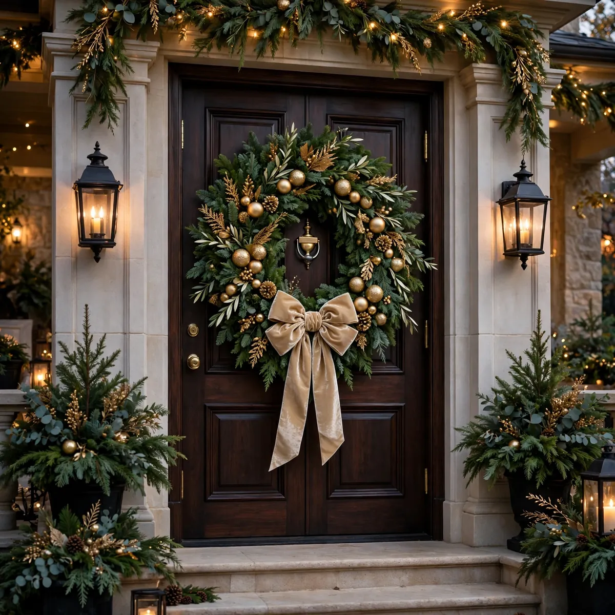 20 Breathtaking Christmas Wreath Ideas for a Showstopping Entry ♥ [Front-Door Magic]